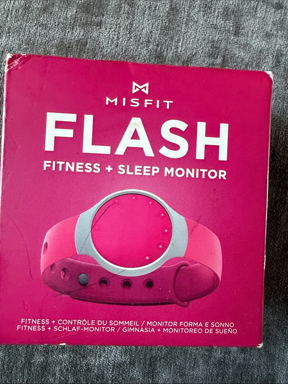 Misfit Flash Fitness & Sleep Monitor Wristband - Pink